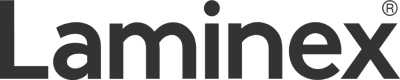 Laminex logo in black font